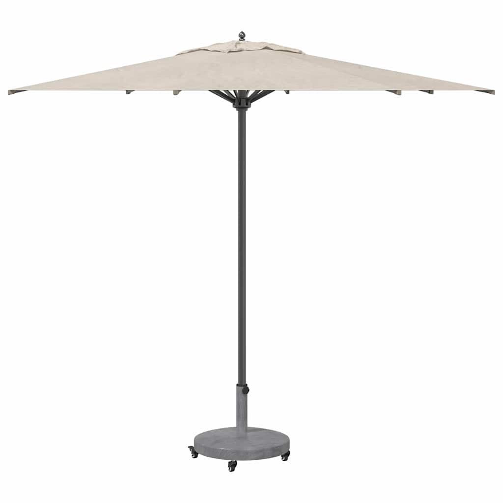 vidaXL Bază pentru umbrelă Aspect de lemn gri închis 48 x 48 x 32 cm