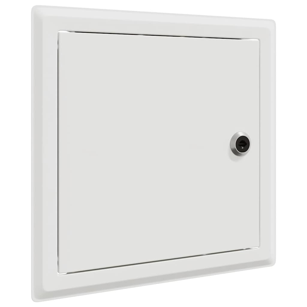 vidaXL Panou de Acces 2 pcs Alb 20 x 20 cm Oţel vidaXL Panou de Acces 2 pcs Alb 20 x 20 cm Oţel