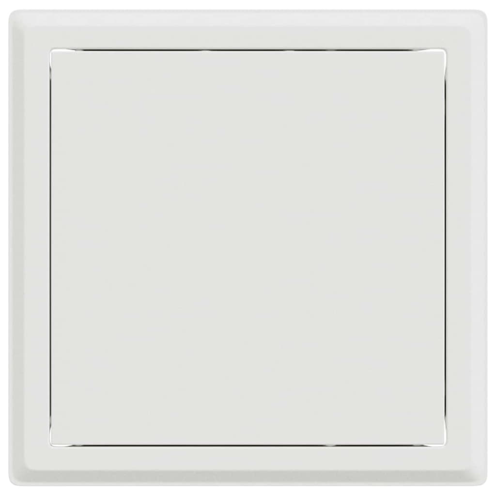 vidaXL Panou de Acces Manual 2 pcs Alb 20 x 20 cm Oţel vidaXL Panou de Acces Manual 2 pcs Alb 20 x 20 cm Oţel