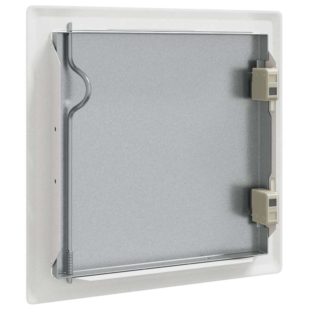 vidaXL Panou de Acces Manual 2 pcs Alb 20 x 20 cm Oţel vidaXL Panou de Acces Manual 2 pcs Alb 20 x 20 cm Oţel