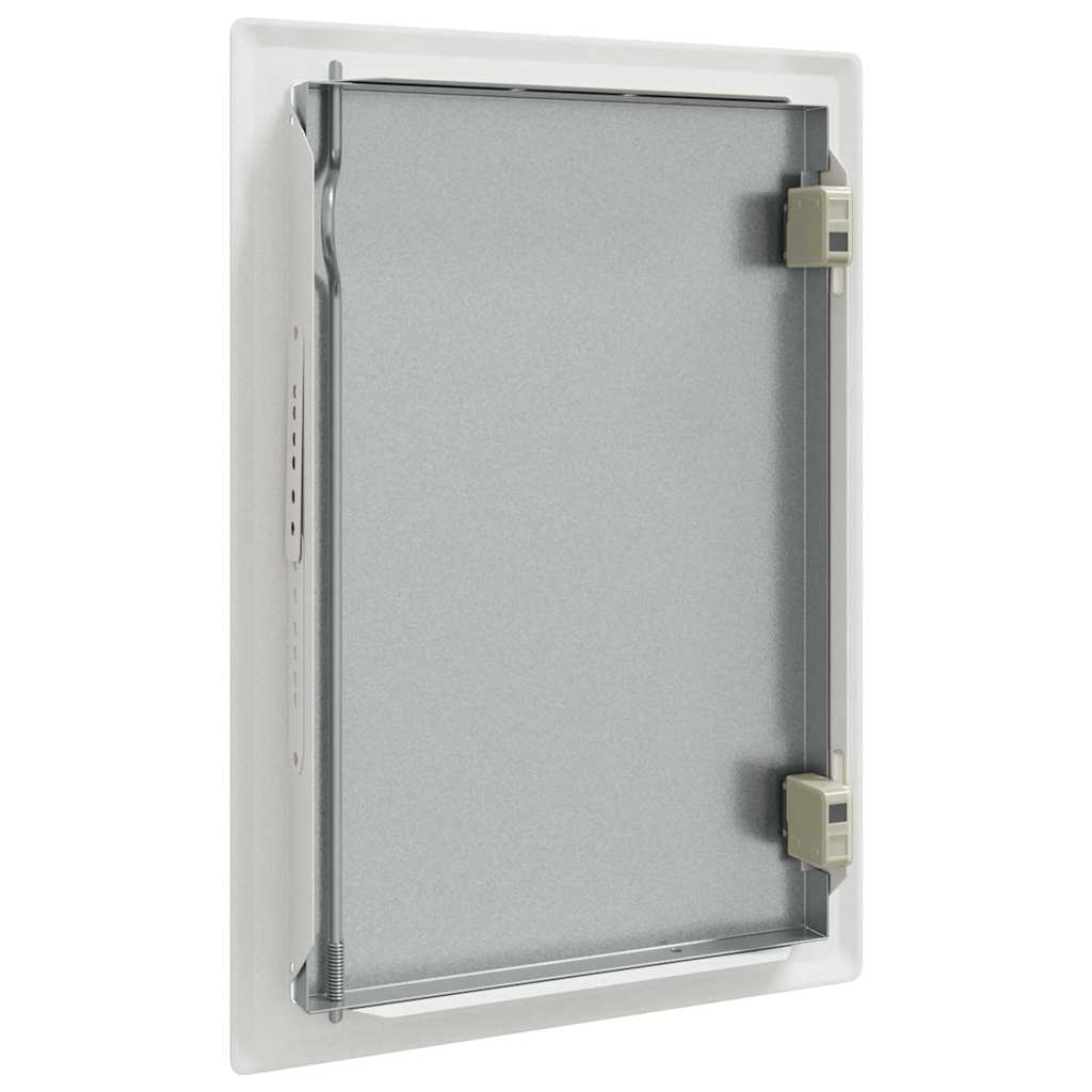 vidaXL Panou de Acces Manual Alb 20 x 30 cm Oţel
