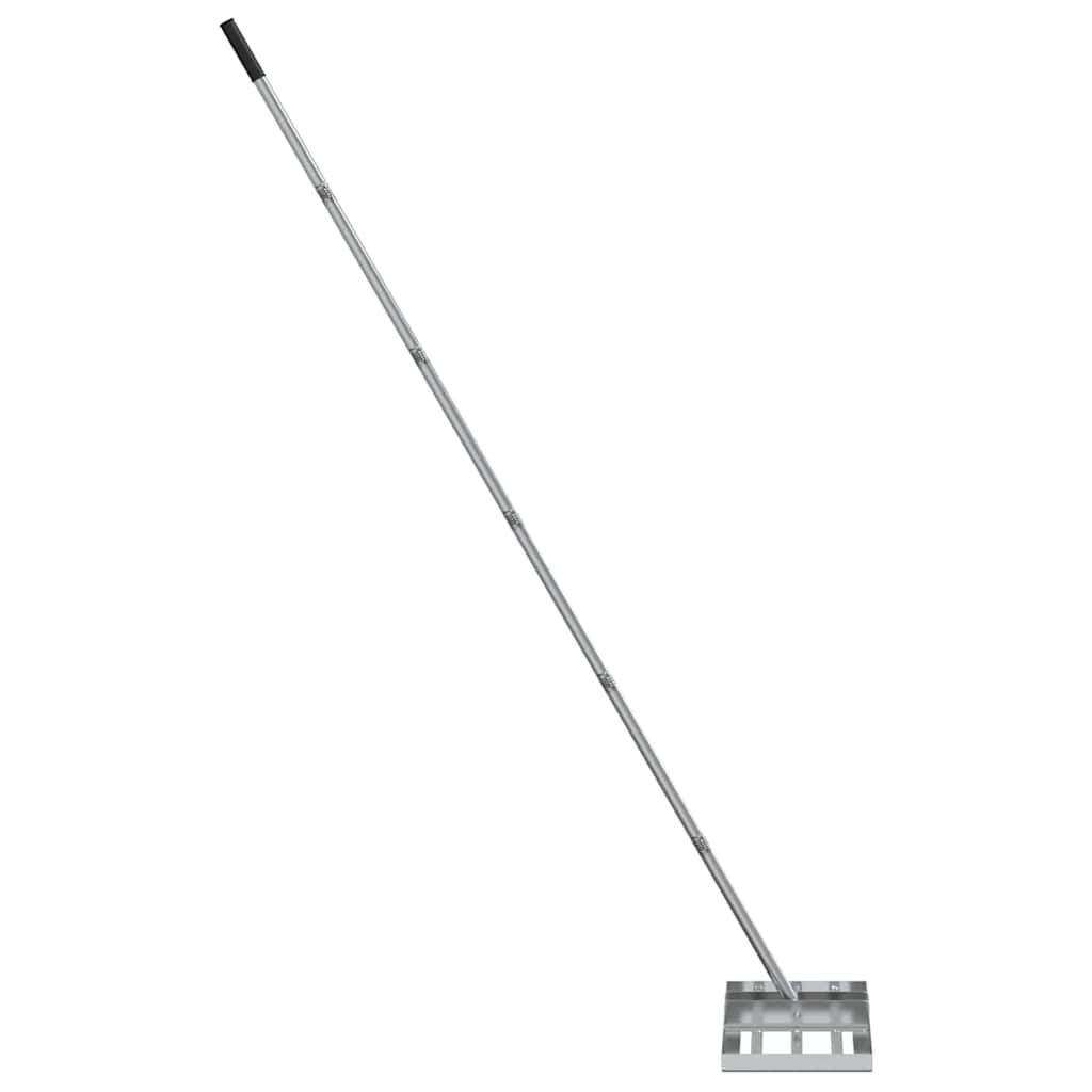 vidaXL Greblă de grădină Argintiu 45 x 25 x 200 cm Oţel inoxidabil