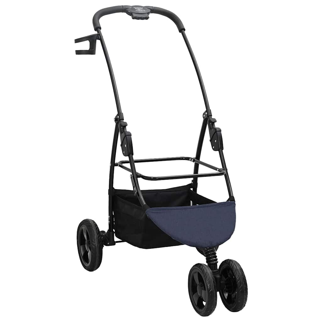 vidaXL Carucior pentru Pisici Pliante albastru 78 x 54 x 101 cm vidaXL Carucior pentru Pisici Pliante albastru 78 x 54 x 101 cm