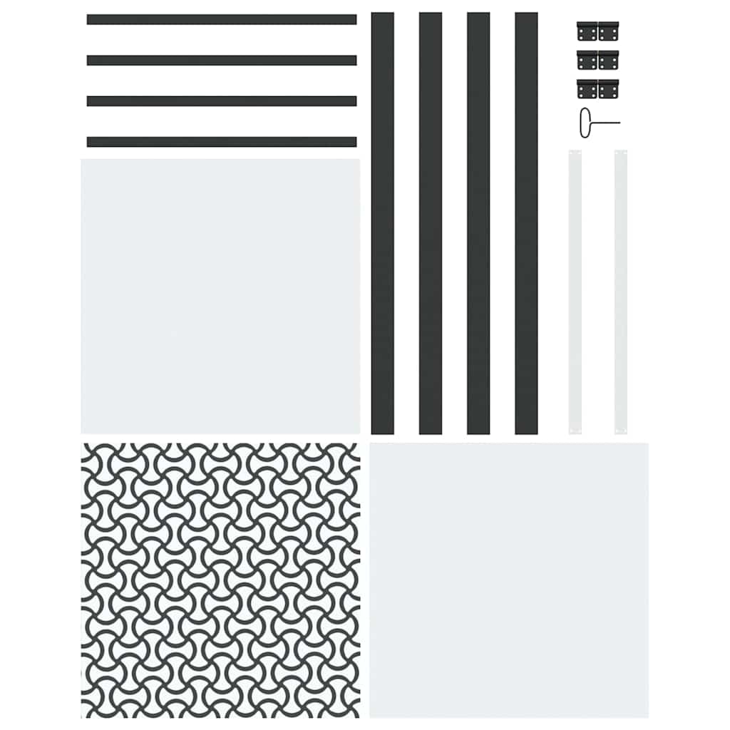 vidaXL Ușă de interior Negru 76 x 201.5 cm