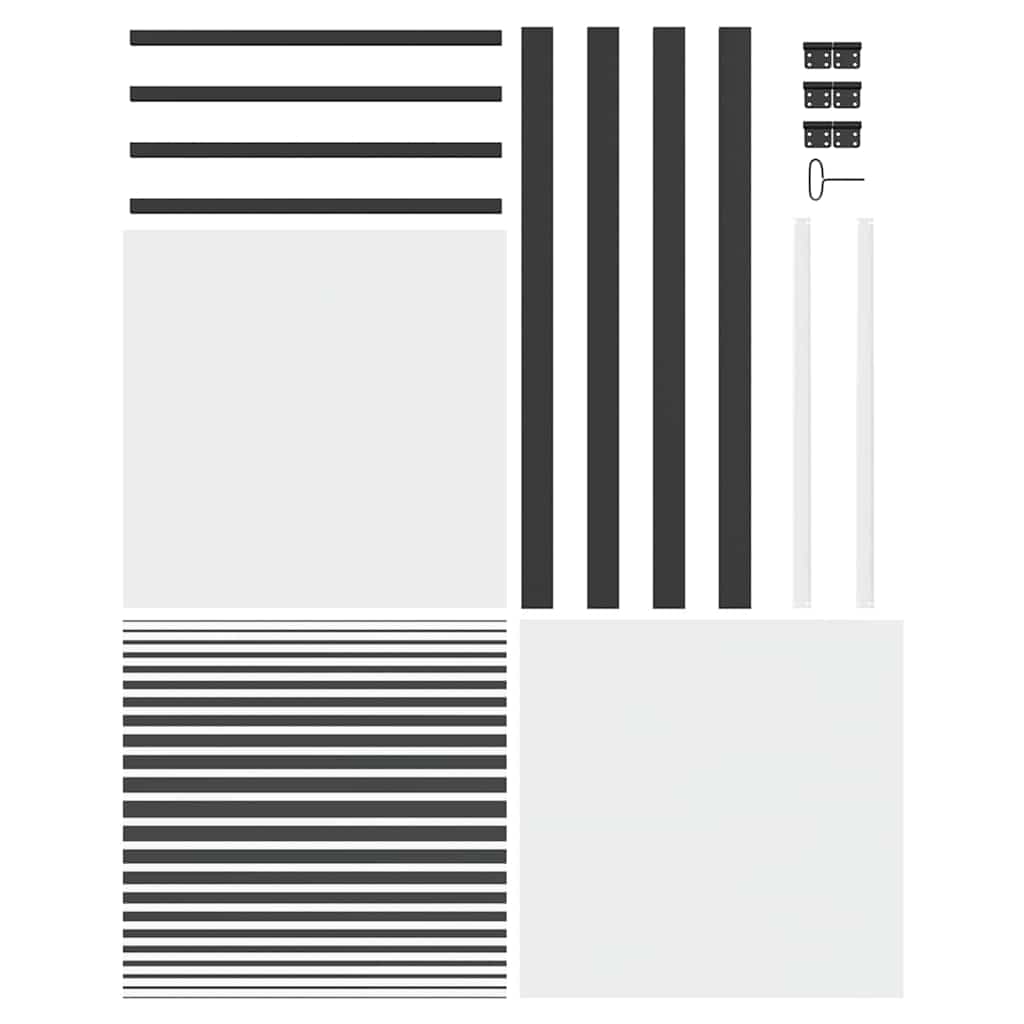 vidaXL Ușă de interior Negru 76 x 201.5 cm