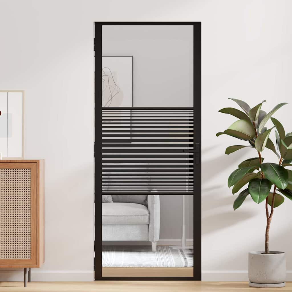 vidaXL Ușă de interior Negru 83 x 201.5 cm