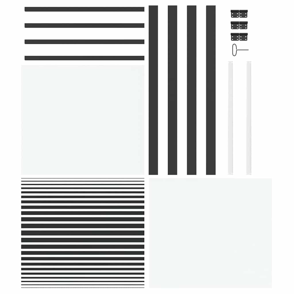 vidaXL Ușă de interior Negru 83 x 201.5 cm