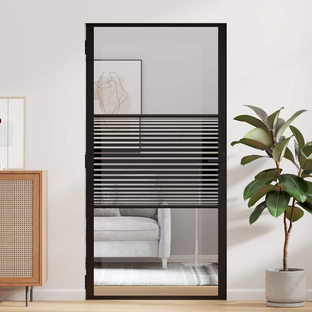 vidaXL Ușă de interior Negru 102.5 x 201.5 cm