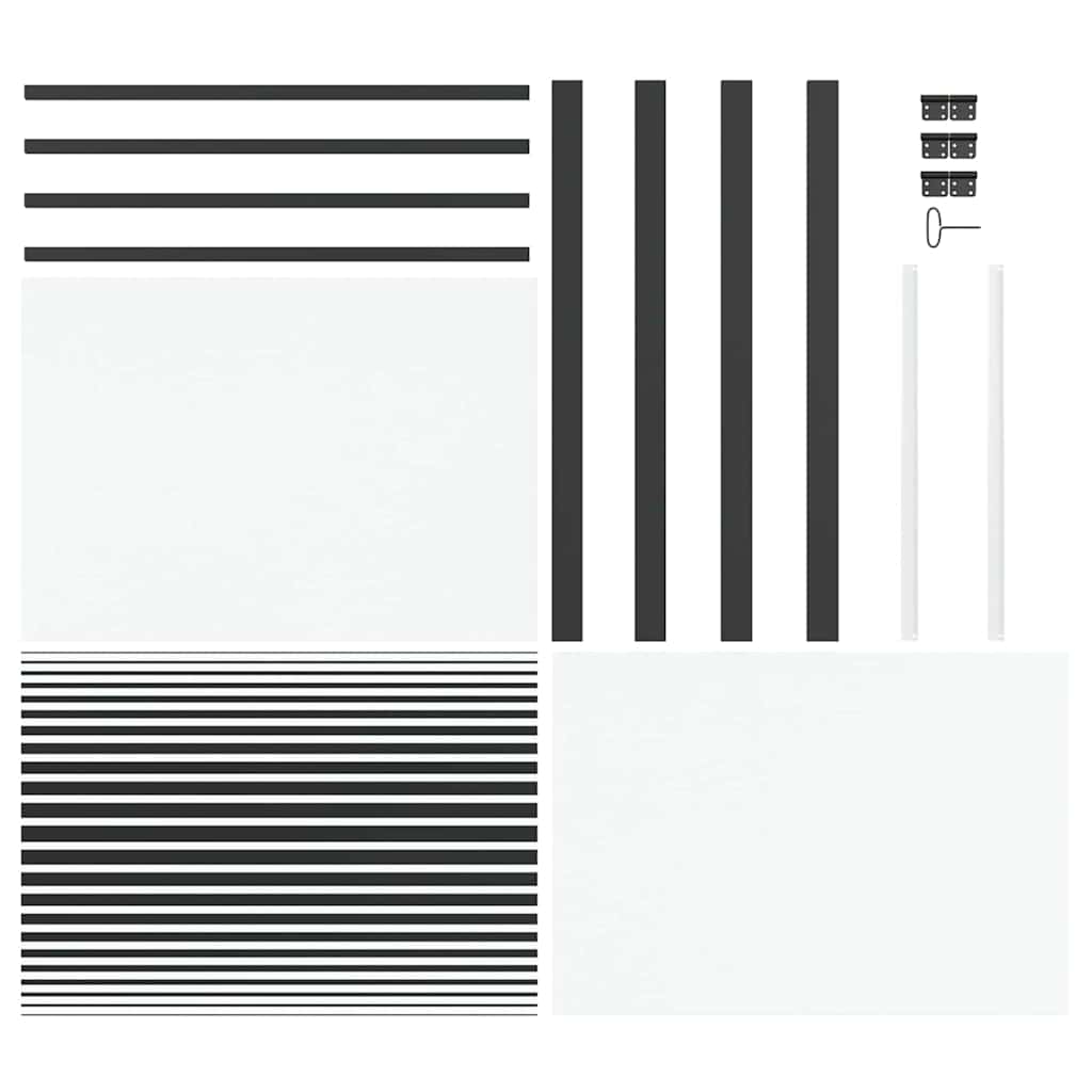 vidaXL Ușă de interior Negru 102.5 x 201.5 cm