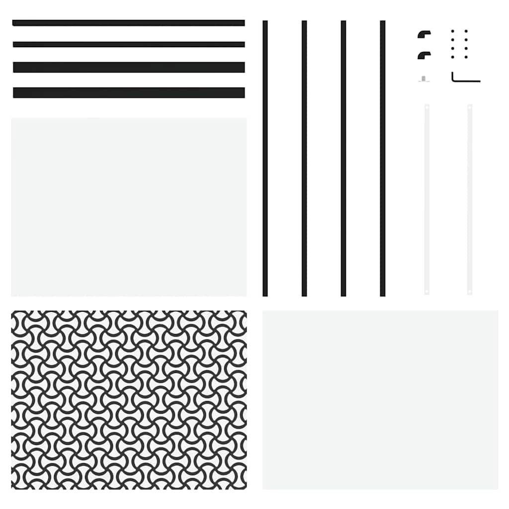 vidaXL Ușă glisantă Negru 90 x 205 cm Sticlă securizată, Aluminiu