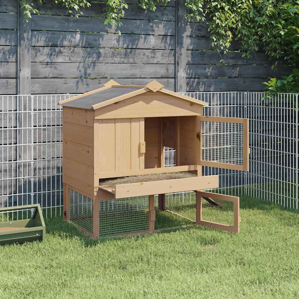 vidaXL Coadă de găini Maro 75 x 59 x 60 cm Lemn masiv de pin vidaXL Coadă de găini Maro 75 x 59 x 60 cm Lemn masiv de pin
