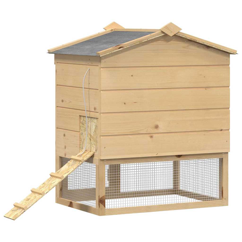 vidaXL Coadă de găini Maro 75 x 59 x 60 cm Lemn masiv de pin vidaXL Coadă de găini Maro 75 x 59 x 60 cm Lemn masiv de pin