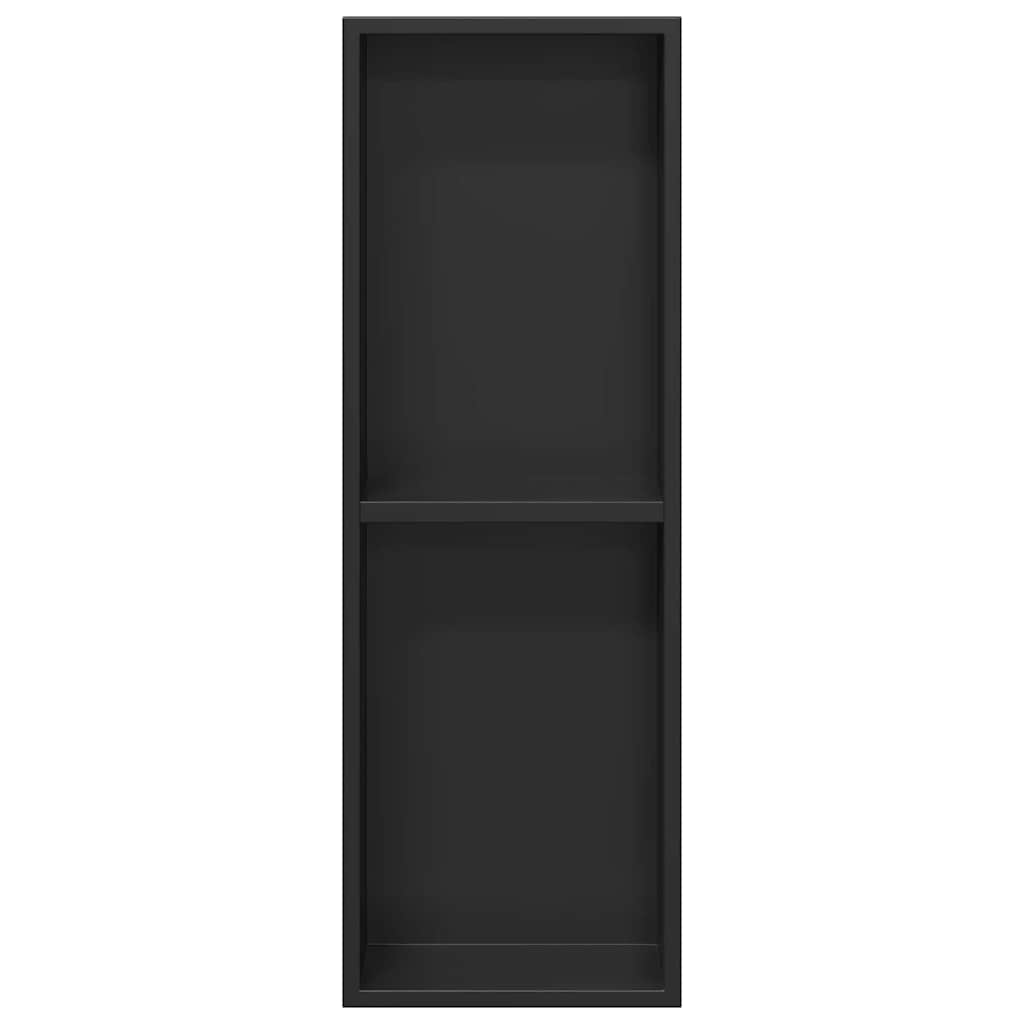vidaXL Nisă de Duș Negru 60 x 20 x 9.5 cm Oţel inoxidabil
