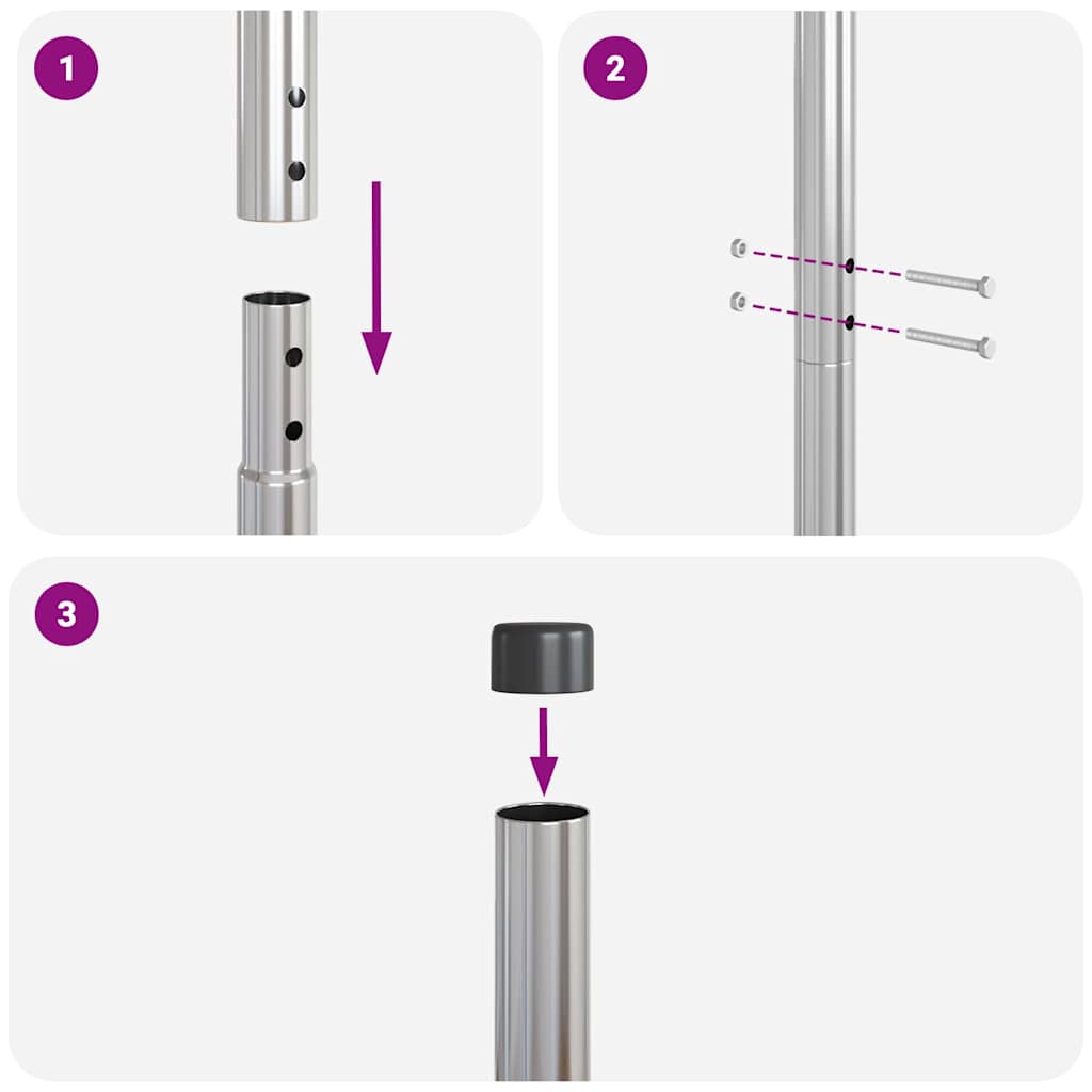 vidaXL Stâlpi de Gard 12 pcs Argintiu 130 cm Oțel galvanizat vidaXL Stâlpi de Gard 12 pcs Argintiu 130 cm Oțel galvanizat
