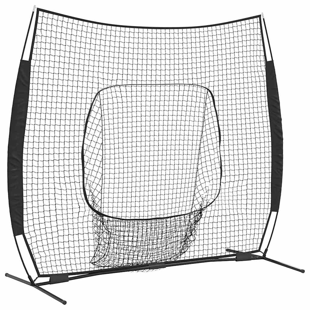 vidaXL Baseball și Softball Negru 250 x 106 x 209 cm Poliester vidaXL Baseball și Softball Negru 250 x 106 x 209 cm Poliester