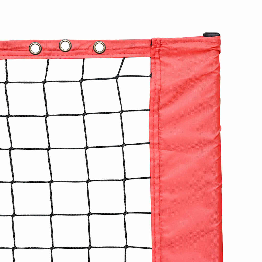 vidaXL Rețea de tenis Negru și roșu 494.5 x 90 x 87 cm Poliester vidaXL Rețea de tenis Negru și roșu 494.5 x 90 x 87 cm Poliester