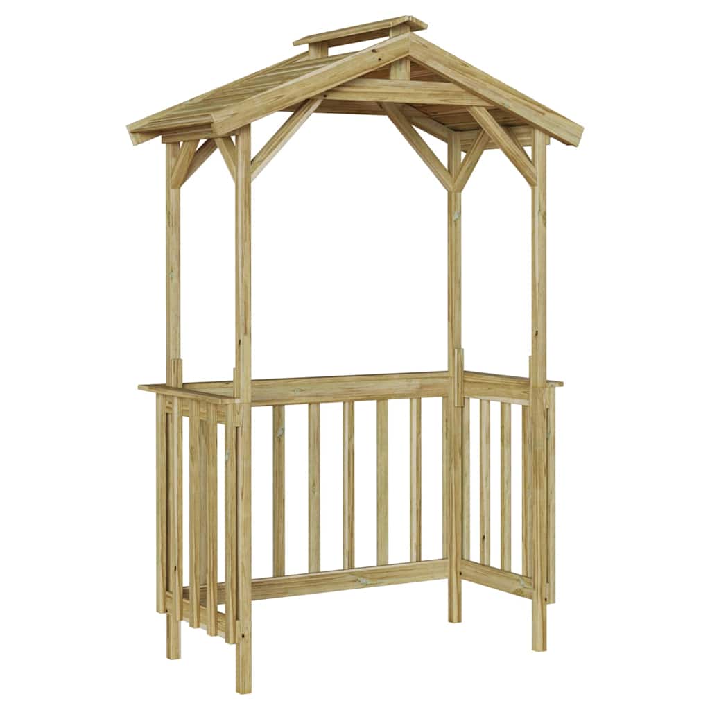 vidaXL Adăpost BBQ 133.5x63x200 cm din Lemn de Pin Impregnat vidaXL Adăpost BBQ 133.5x63x200 cm din Lemn de Pin Impregnat