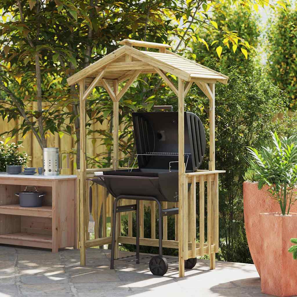 vidaXL Adăpost BBQ 133.5x63x200 cm din Lemn de Pin Impregnat vidaXL Adăpost BBQ 133.5x63x200 cm din Lemn de Pin Impregnat