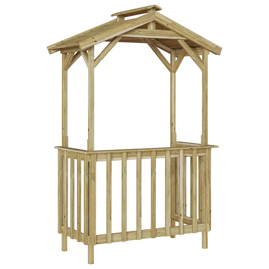 vidaXL Adăpost BBQ 133.5x63x200 cm din Lemn de Pin Impregnat vidaXL Adăpost BBQ 133.5x63x200 cm din Lemn de Pin Impregnat