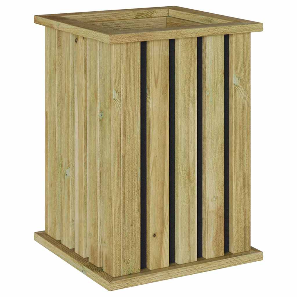 vidaXL Jardinieră Maro 33 x 33 x 45 cm Lemn de pin impregnat vidaXL Jardinieră Maro 33 x 33 x 45 cm Lemn de pin impregnat