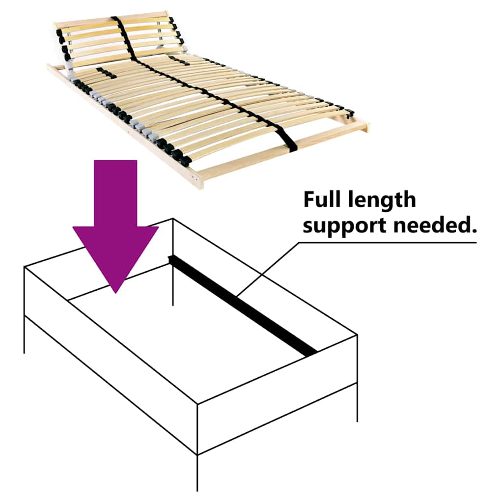 vidaXL Bază cu lamele cu headboard Manual Maro 90 x 190 cm Lemn vidaXL Bază cu lamele cu headboard Manual Maro 90 x 190 cm Lemn
