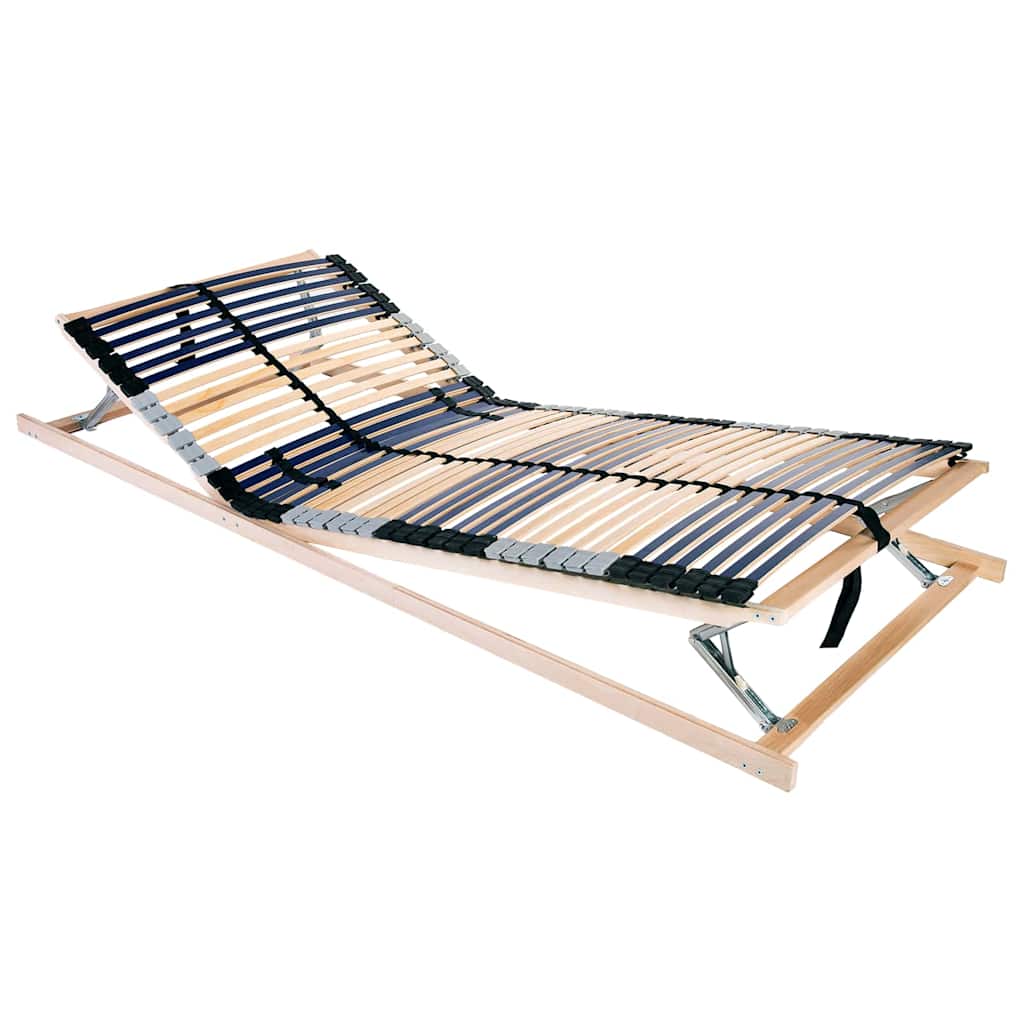 vidaXL Bază cu lamele Manual Maro 70 x 190 cm Lemn de fag masiv vidaXL Bază cu lamele Manual Maro 70 x 190 cm Lemn de fag masiv