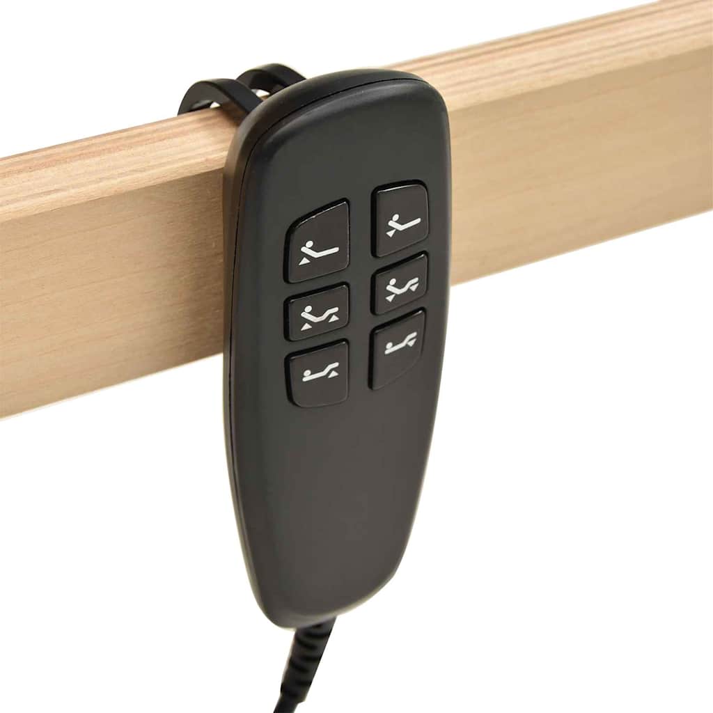 vidaXL Bază cu lamele Maro 70 x 190 cm Lemn de fag masiv