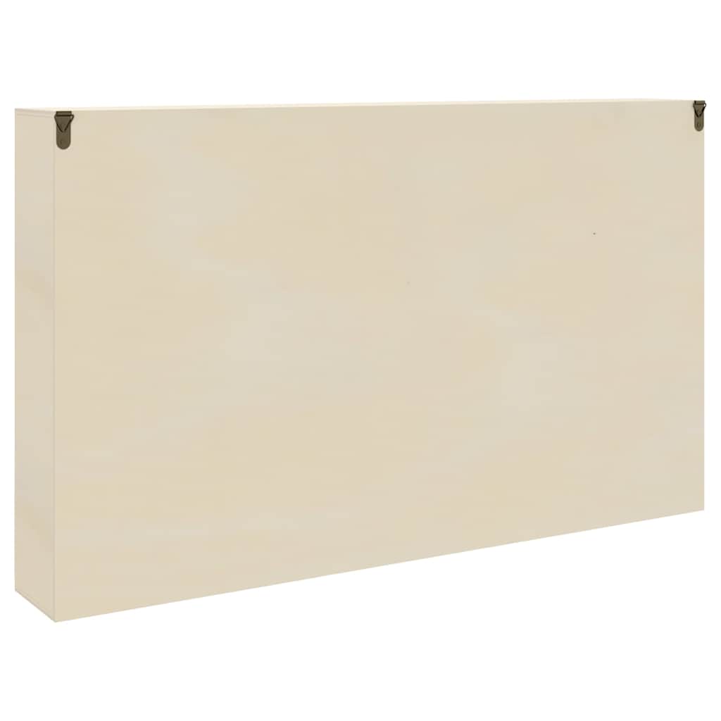 vidaXL Suport de expunere din lemn Maro 60 x 8.5 x 37 cm placaj