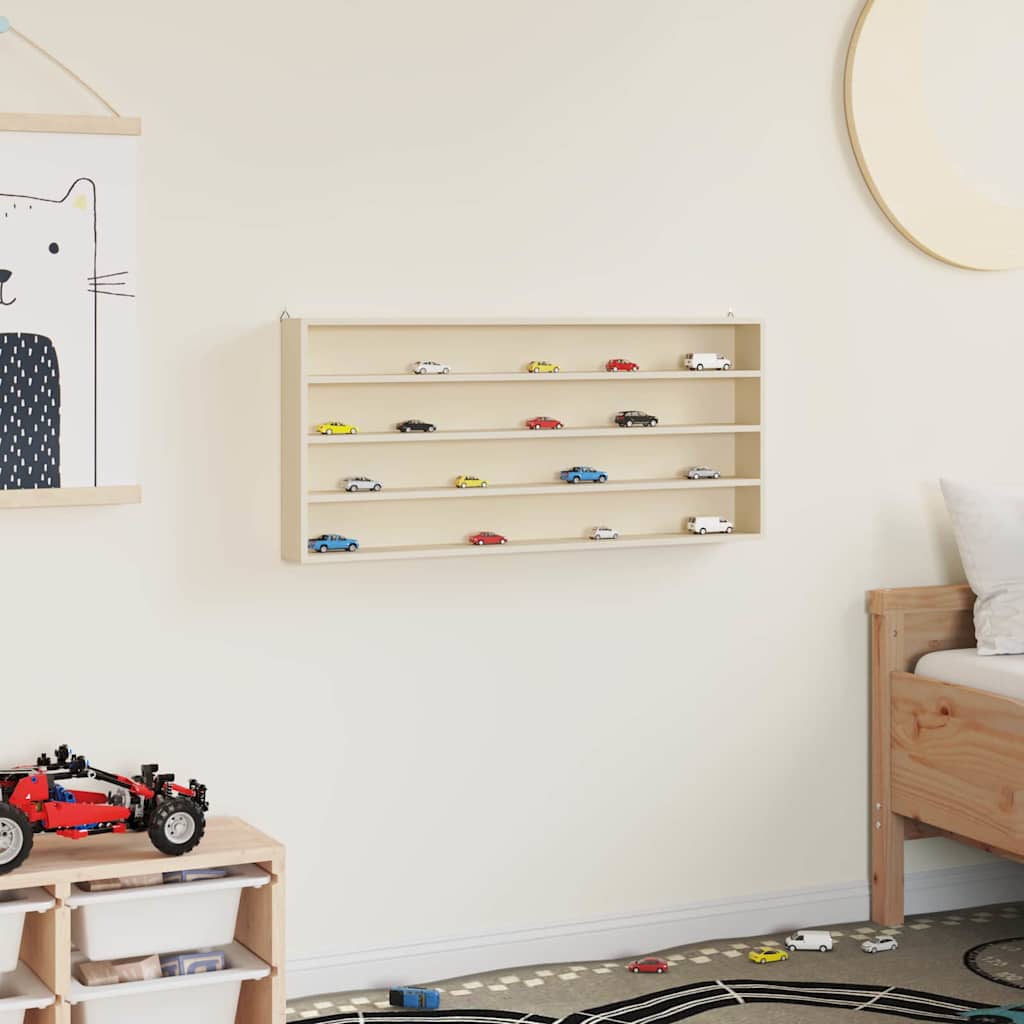 vidaXL Suport de expunere din lemn Maro 80 x 8.5 x 36 cm placaj