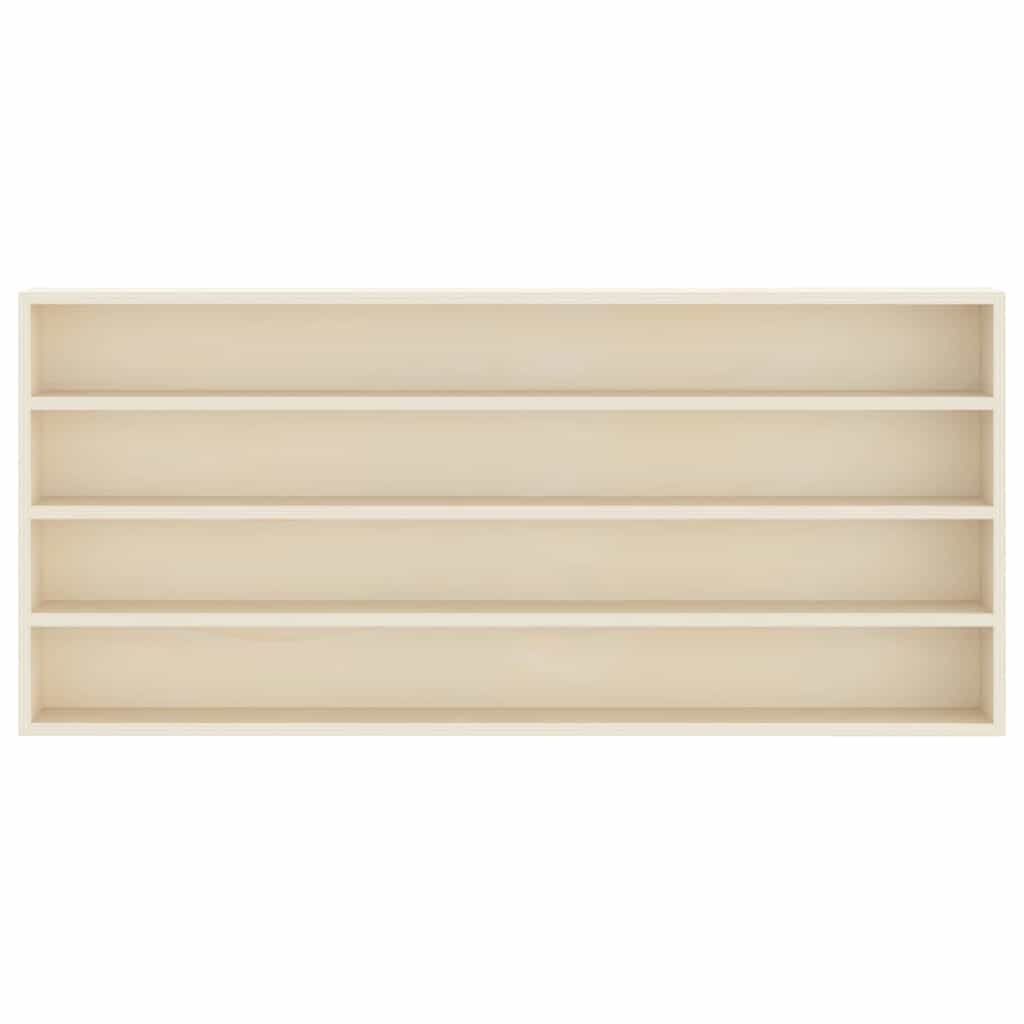 vidaXL Suport de expunere din lemn Maro 80 x 8.5 x 36 cm placaj