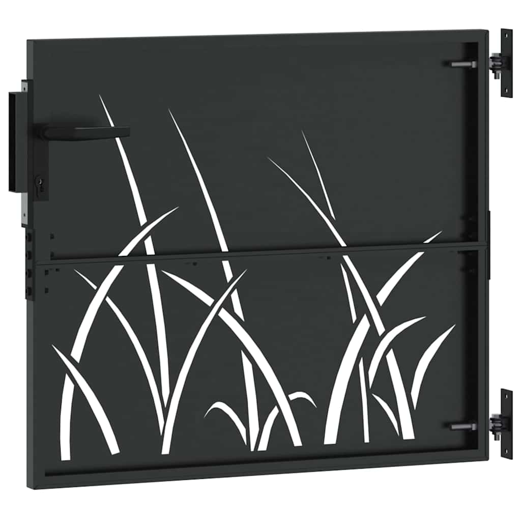 vidaXL Poartă de grădină Negru 105 x 100 cm Oțel vopsit în pulbere vidaXL Poartă de grădină Negru 105 x 100 cm Oțel vopsit în pulbere