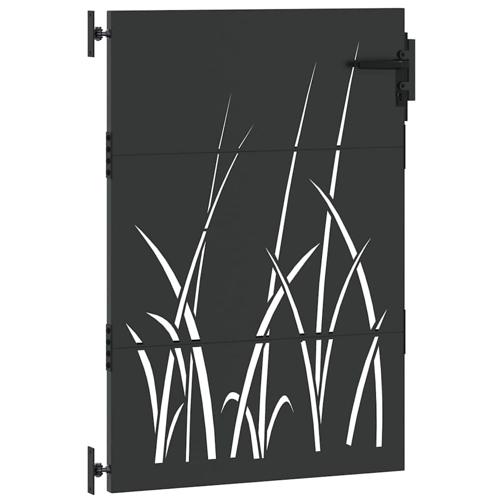 vidaXL Poartă de grădină Negru 105 x 150 cm Oțel vopsit în pulbere vidaXL Poartă de grădină Negru 105 x 150 cm Oțel vopsit în pulbere