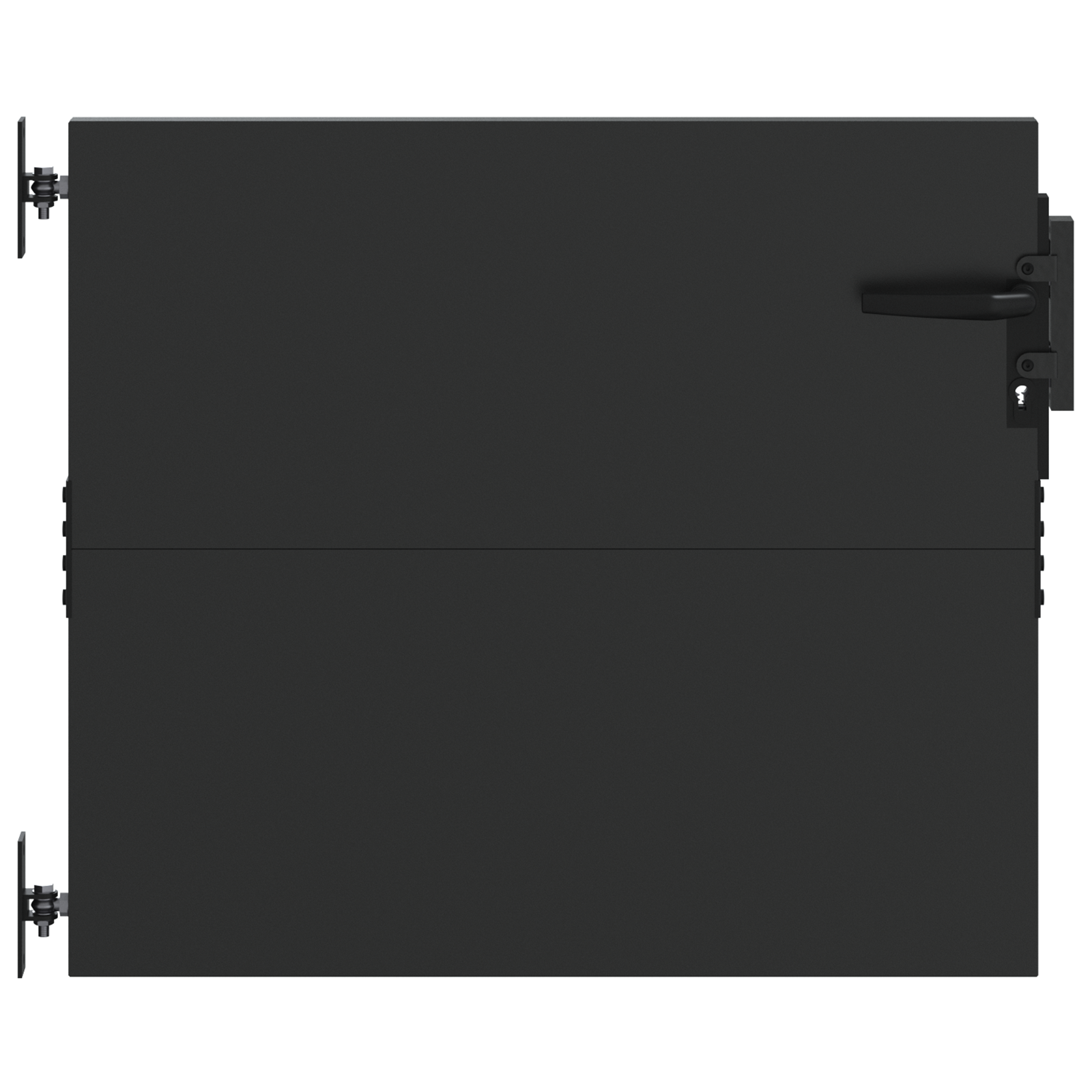 vidaXL Poartă de grădină Negru 105 x 100 cm Oțel vopsit în pulbere