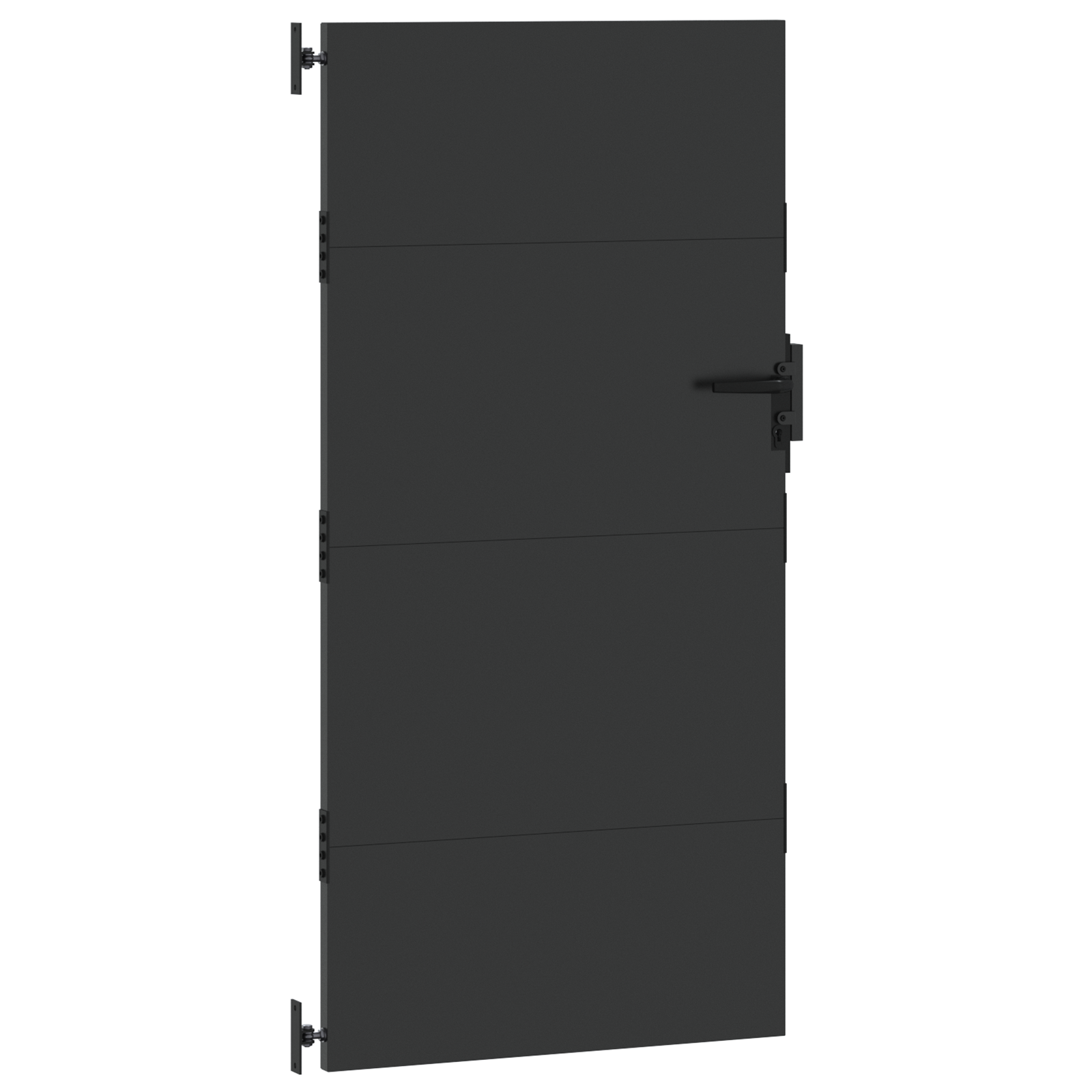 vidaXL Poartă de grădină Negru 105 x 175 cm Oțel vopsit în pulbere vidaXL Poartă de grădină Negru 105 x 175 cm Oțel vopsit în pulbere
