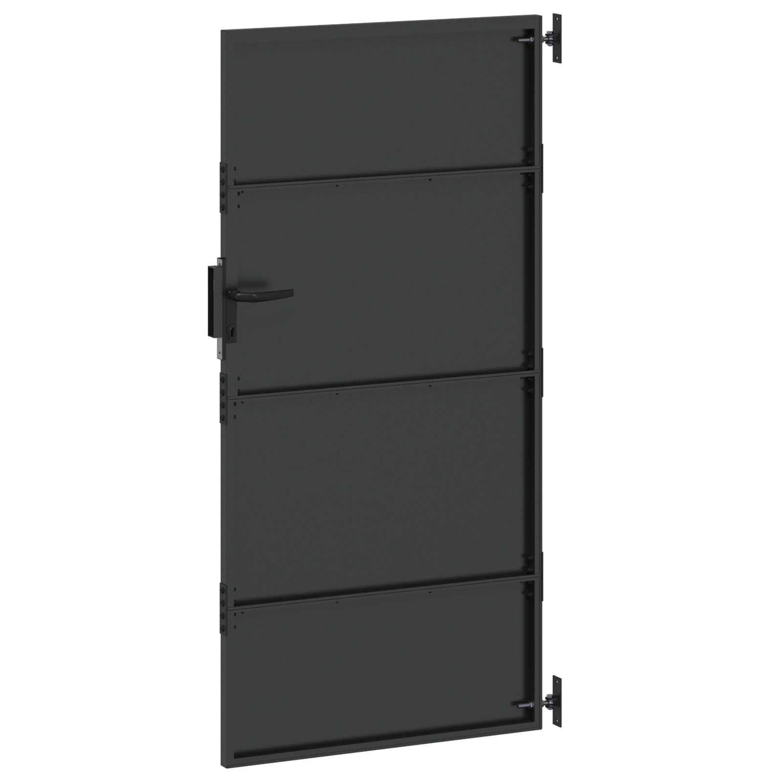vidaXL Poartă de grădină Negru 105 x 175 cm Oțel vopsit în pulbere vidaXL Poartă de grădină Negru 105 x 175 cm Oțel vopsit în pulbere