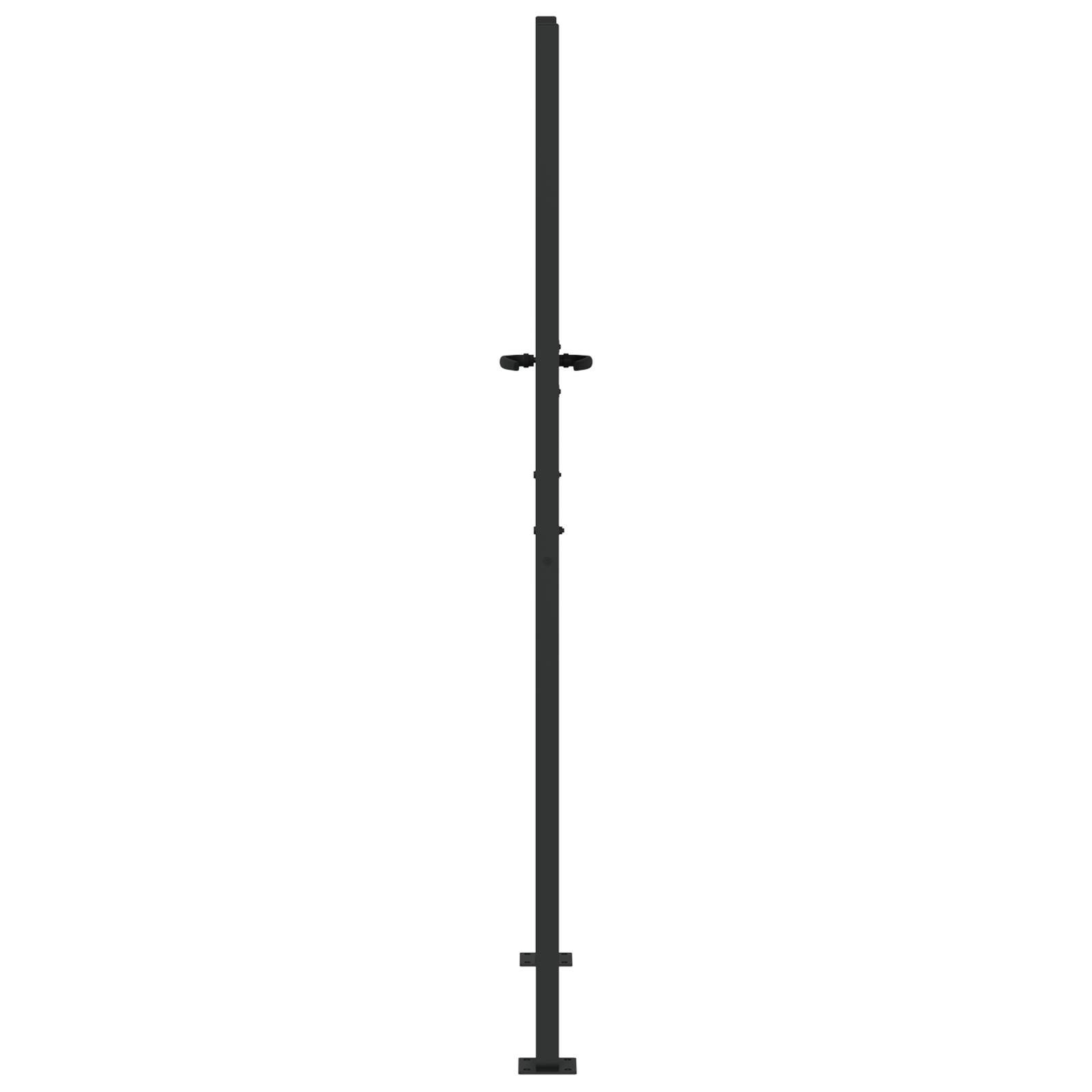 vidaXL Poartă de grădină Negru 105 x 200 cm Oțel vopsit în pulbere vidaXL Poartă de grădină Negru 105 x 200 cm Oțel vopsit în pulbere