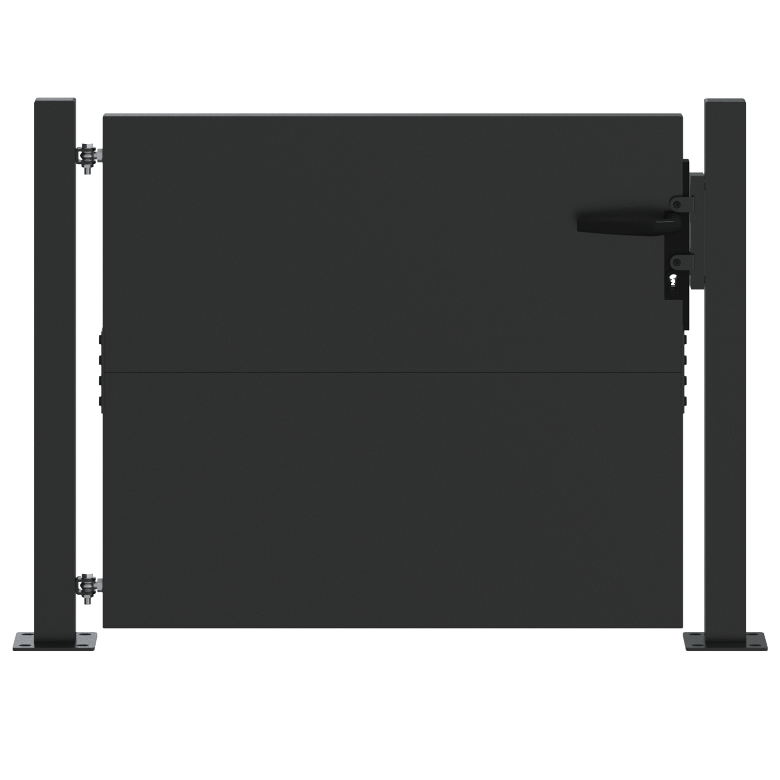 vidaXL Poartă de grădină Negru 105 x 100 cm Oțel vopsit în pulbere vidaXL Poartă de grădină Negru 105 x 100 cm Oțel vopsit în pulbere