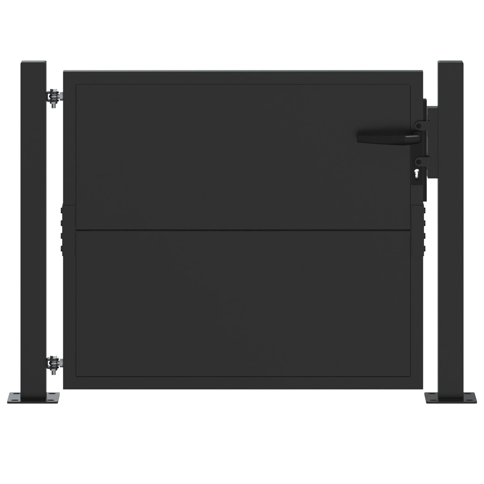 vidaXL Poartă de grădină Negru 100 x 100 cm Oțel vopsit în pulbere vidaXL Poartă de grădină Negru 100 x 100 cm Oțel vopsit în pulbere