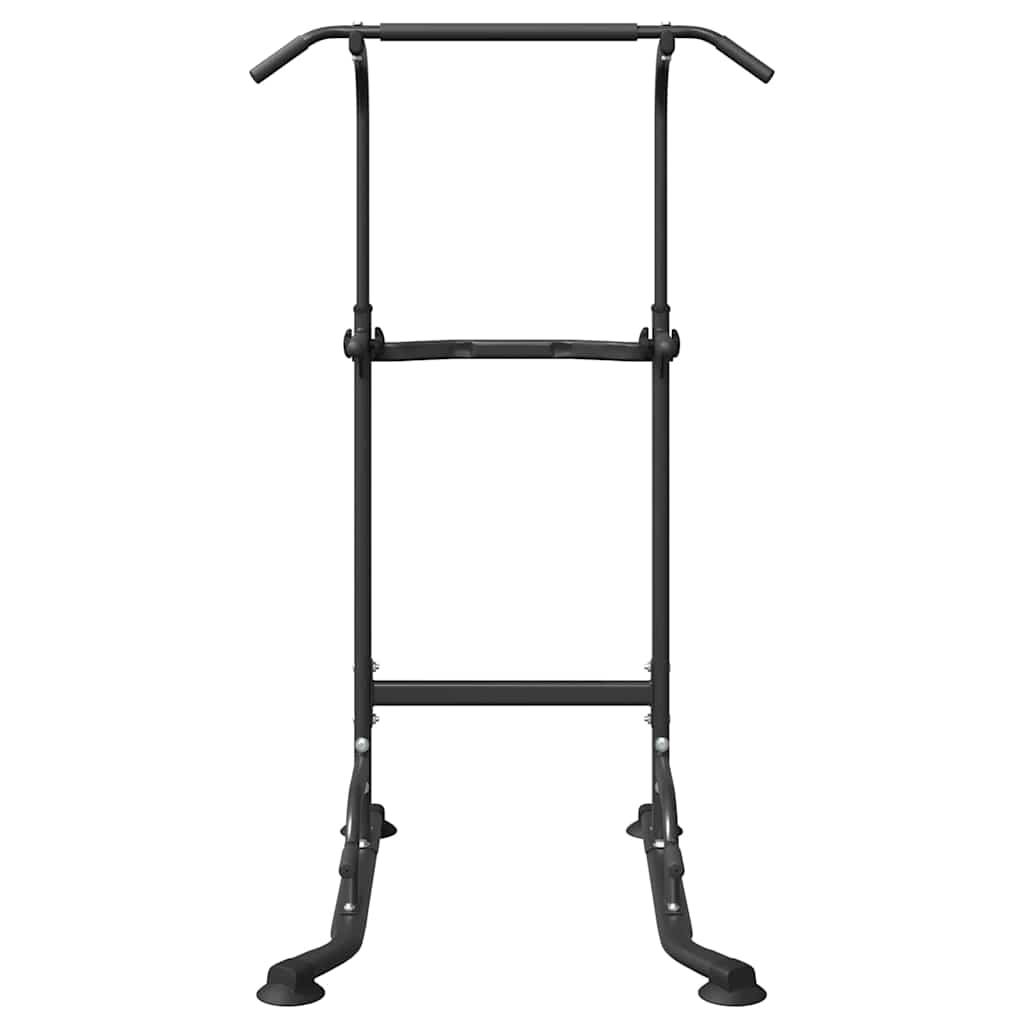 vidaXL Stație de dips pentru turn de putere Altele Manual Negru
