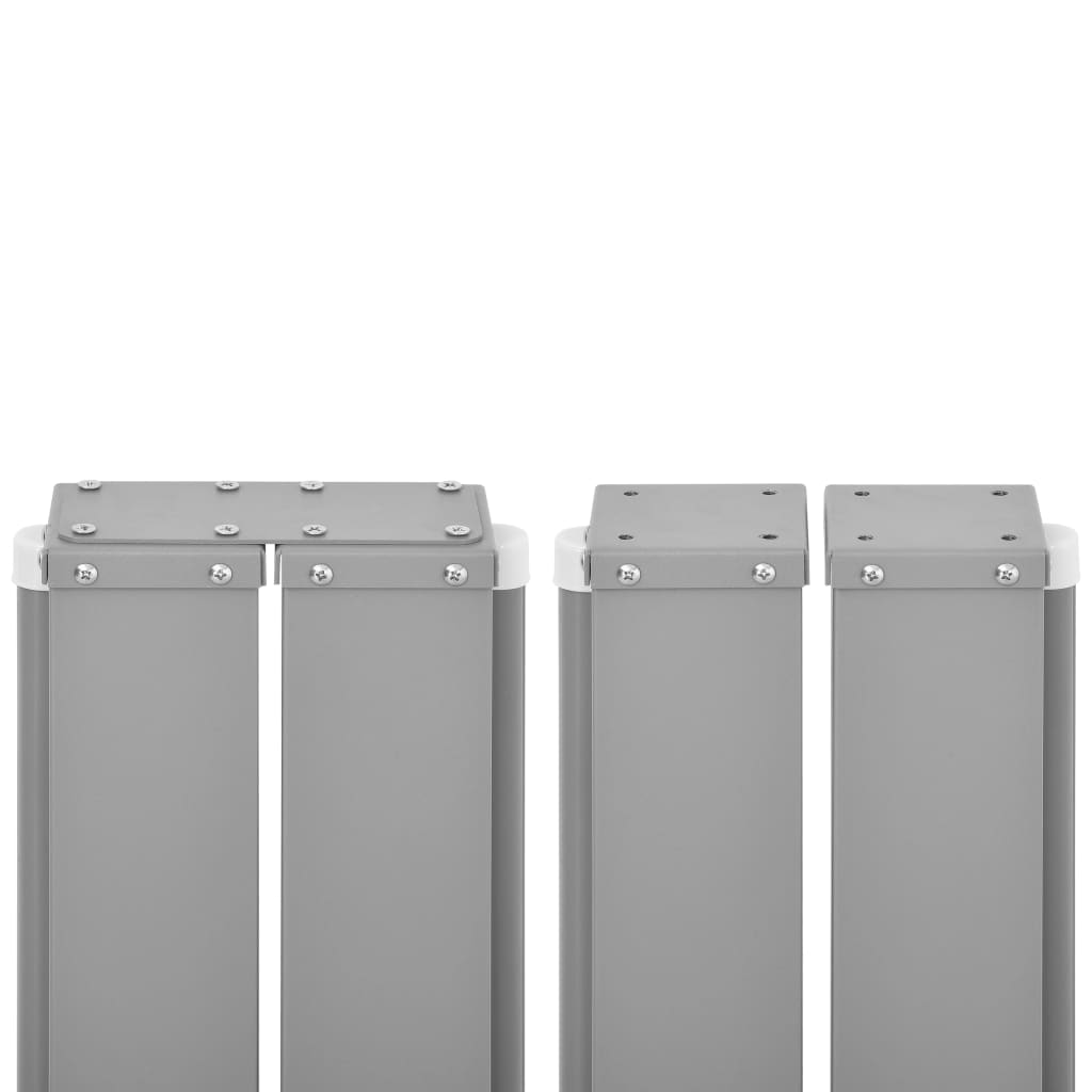 vidaXL Copertină laterală retractabilă, 160 x 600 cm, gri vidaXL Copertină laterală retractabilă, 160 x 600 cm, gri