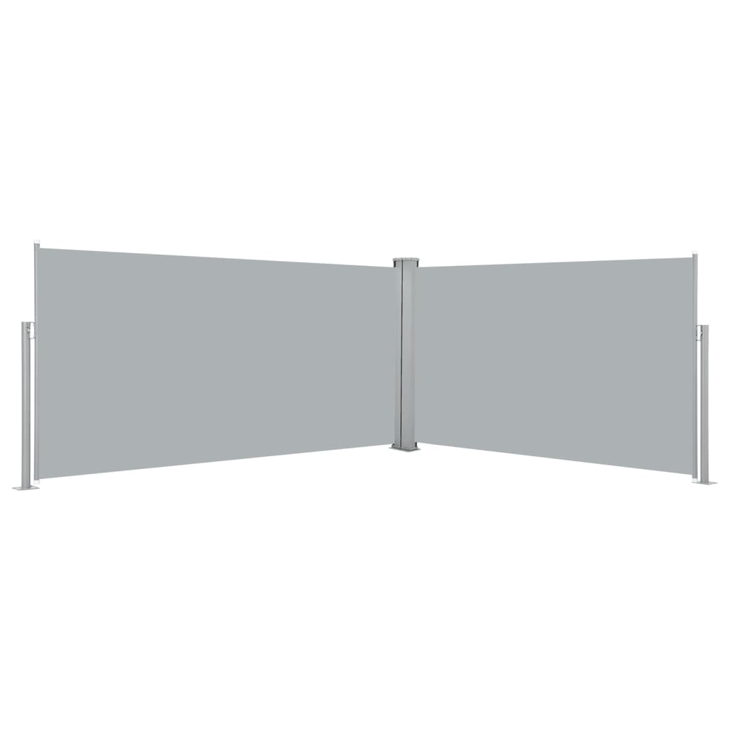 vidaXL Copertină laterală retractabilă, 160 x 600 cm, gri vidaXL Copertină laterală retractabilă, 160 x 600 cm, gri