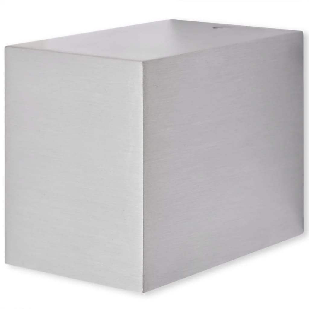 vidaXL Corpuri de iluminat tip cub pentru perete exterior, 2 buc. vidaXL Corpuri de iluminat tip cub pentru perete exterior, 2 buc.