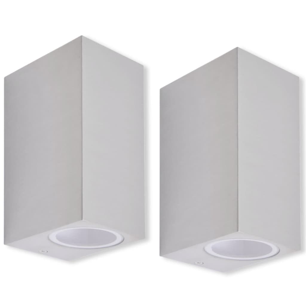 vidaXL Corpuri de iluminat sus/jos pentru perete exterior, 2 buc. vidaXL Corpuri de iluminat sus/jos pentru perete exterior, 2 buc.