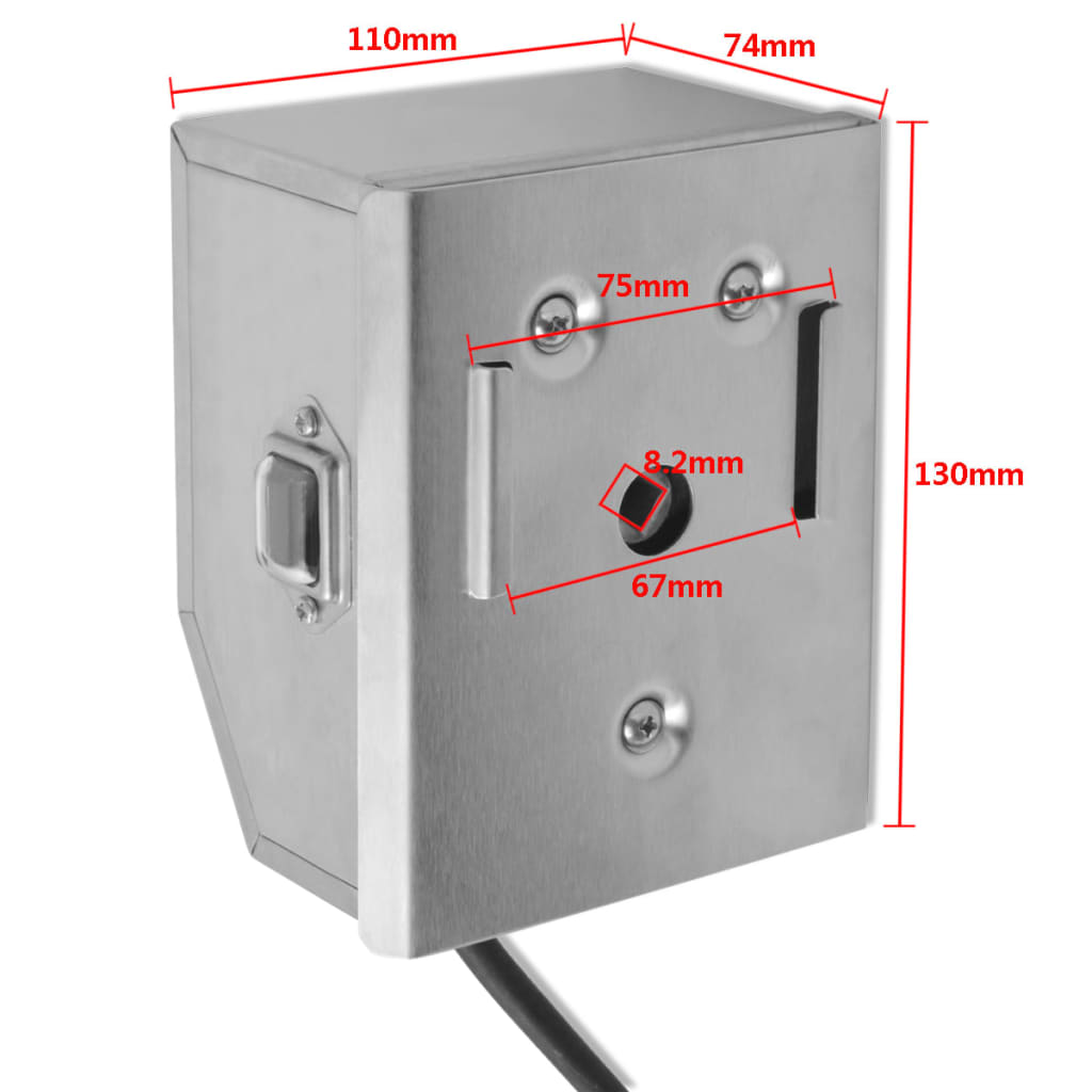 vidaXL Motor profesional pentru grătar cu rotisor, oțel inoxidabil, 4W vidaXL Motor profesional pentru grătar cu rotisor, oțel inoxidabil, 4W