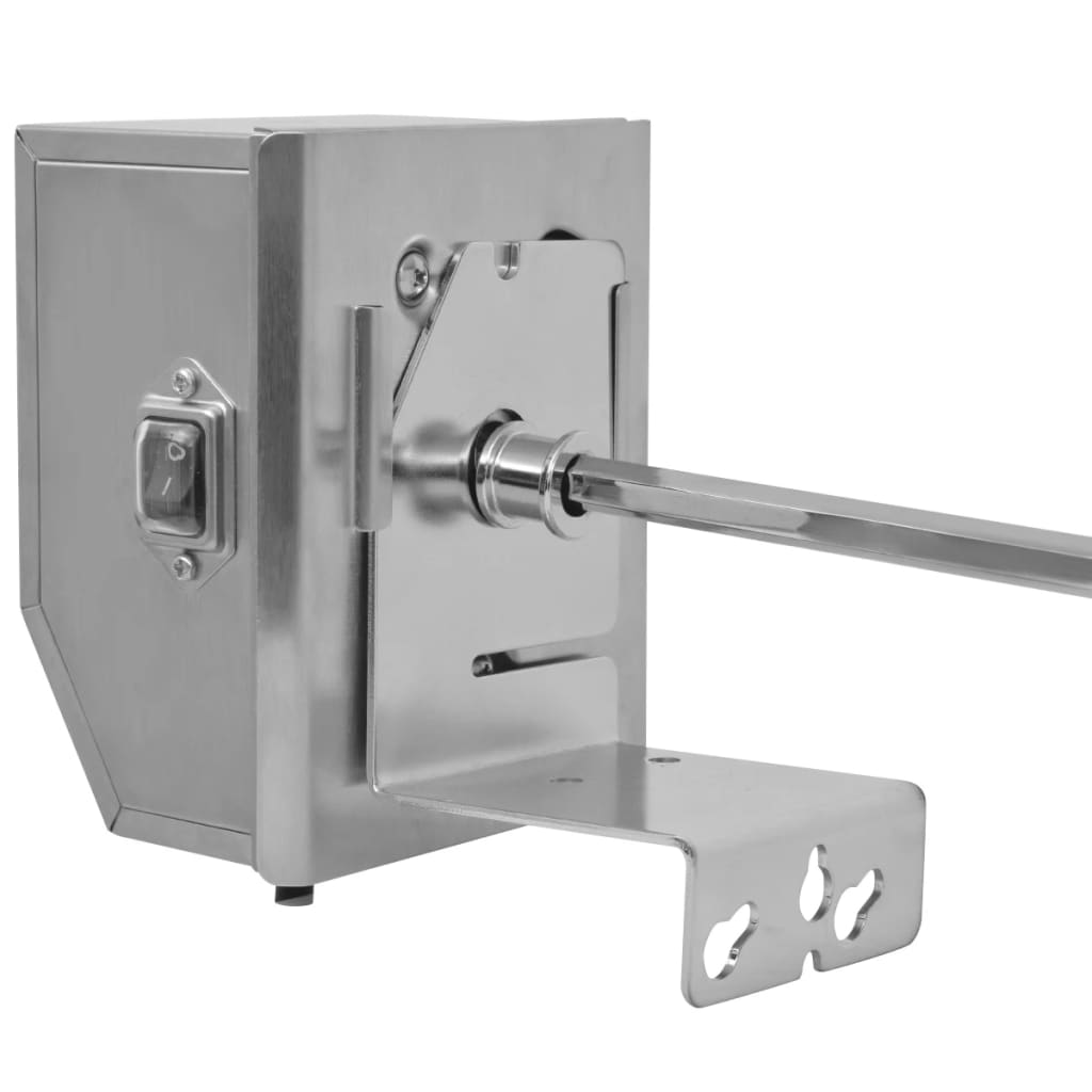 VidaXL Rotisor cu motor profesional pentru grătar, oțel, 1200 mm VidaXL Rotisor cu motor profesional pentru grătar, oțel, 1200 mm