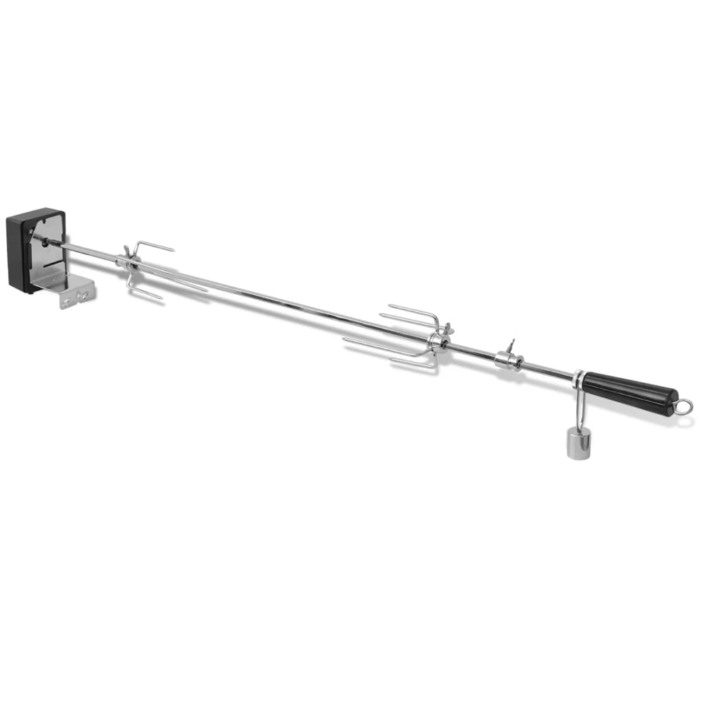 vidaXL Rotisor cu motor profesional pentru grătar, oțel, 1000 mm vidaXL Rotisor cu motor profesional pentru grătar, oțel, 1000 mm