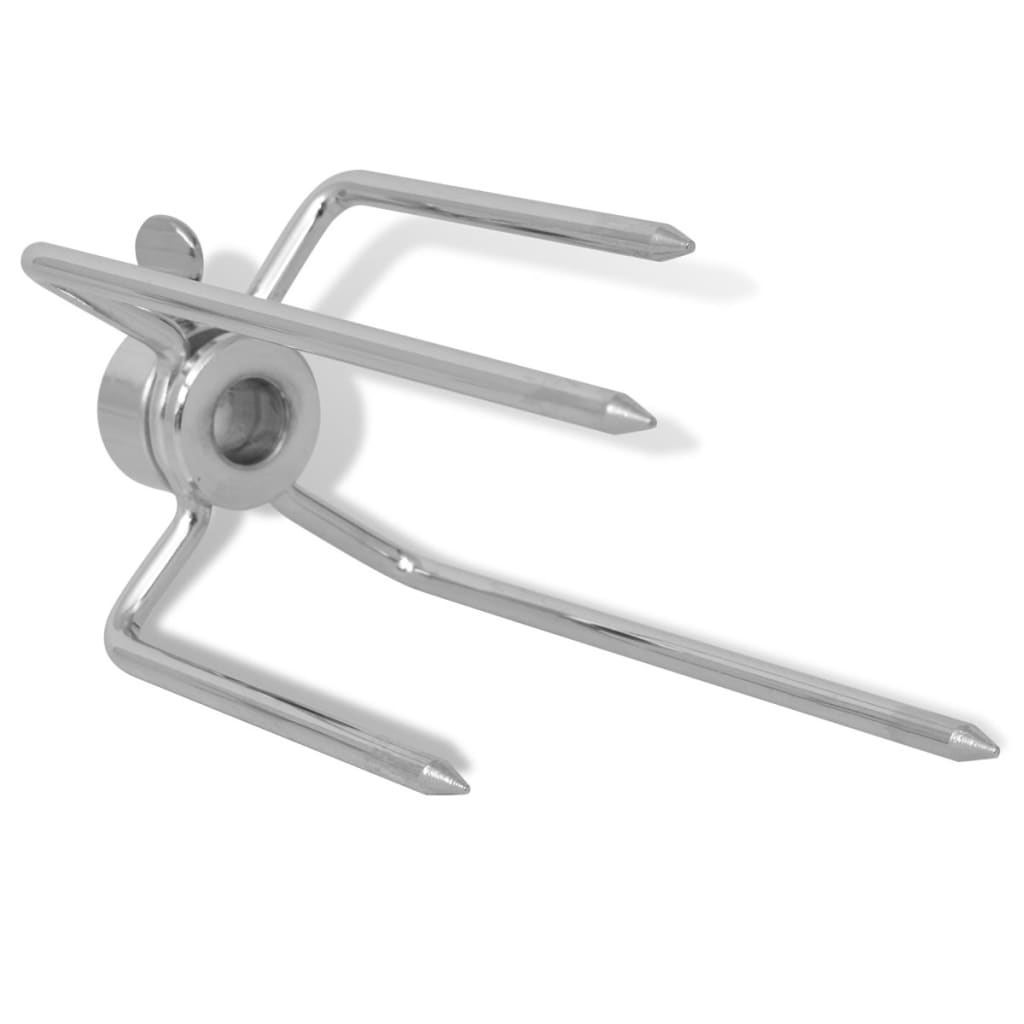 vidaXL Țepușe pentru rotisor și grătar, oțel, 2 buc. vidaXL Țepușe pentru rotisor și grătar, oțel, 2 buc.