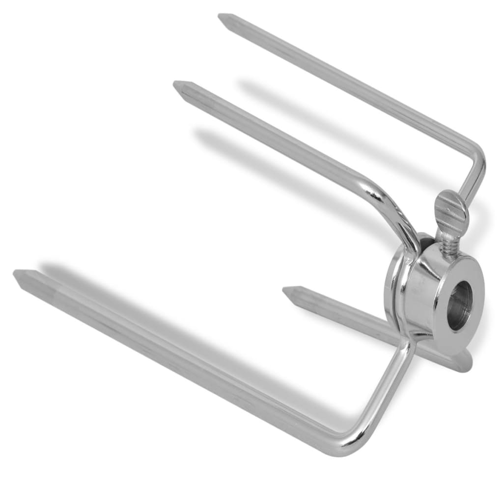 vidaXL Țepușe pentru rotisor și grătar, oțel, 2 buc. vidaXL Țepușe pentru rotisor și grătar, oțel, 2 buc.