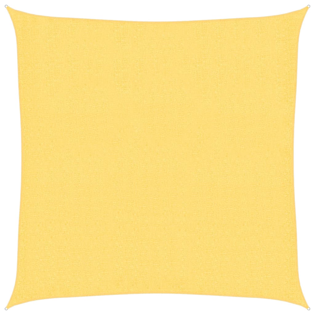 vidaXL Pânză parasolar din HDPE pătrată, 3,6 x 3,6 m, bej