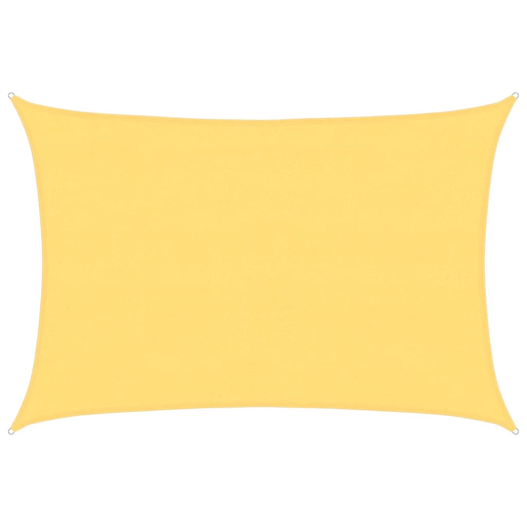 vidaXL Parasolar dreptunghiular din HDPE 4x6 m, Bej